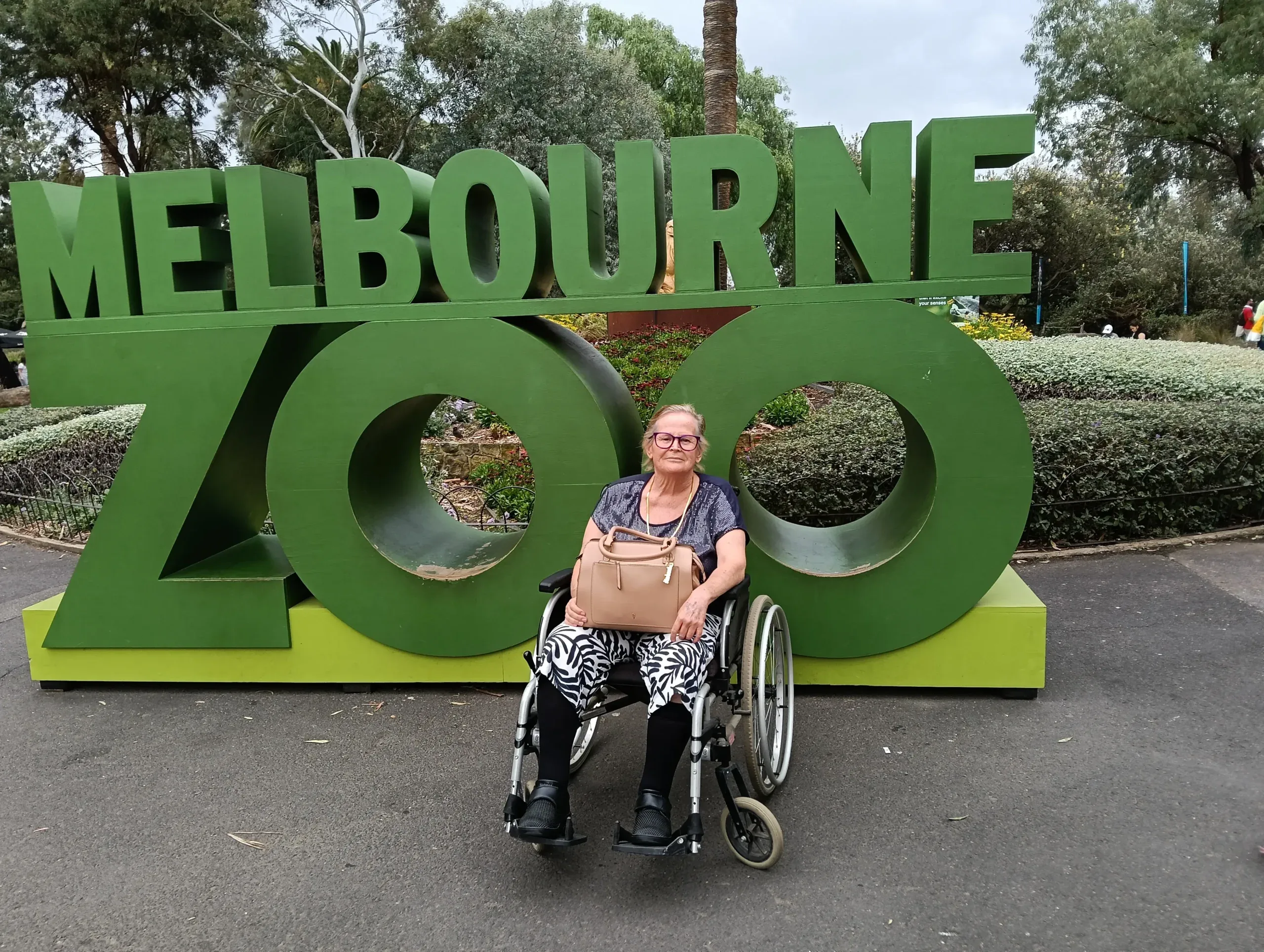 Elizabeth at Melbourne Zoo